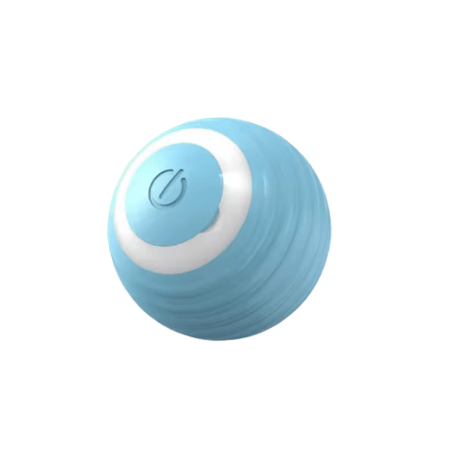 Blue mini rolling ball toy for cats