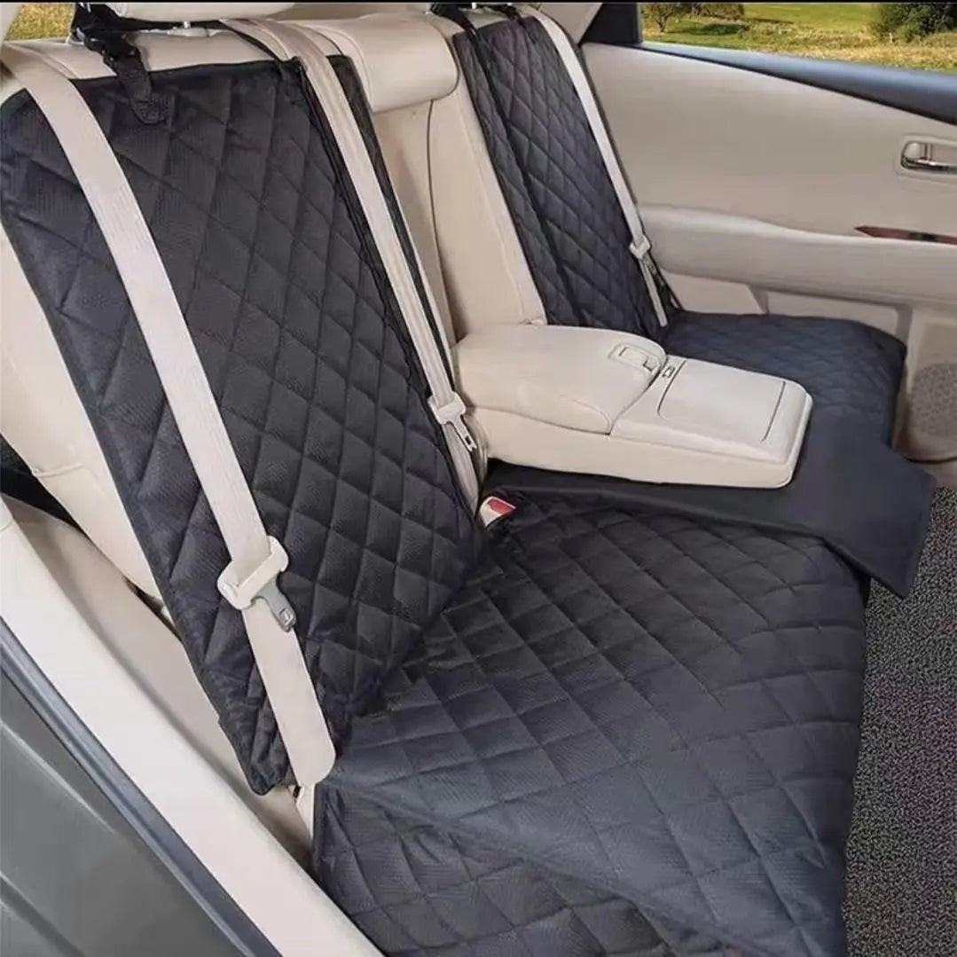 Waterproof Dog Car Seat Cover with Armrest Opening