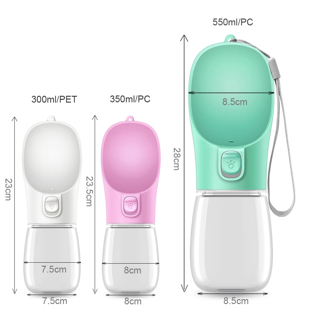 Portable Pet Water Bottle for Dogs & Cats
