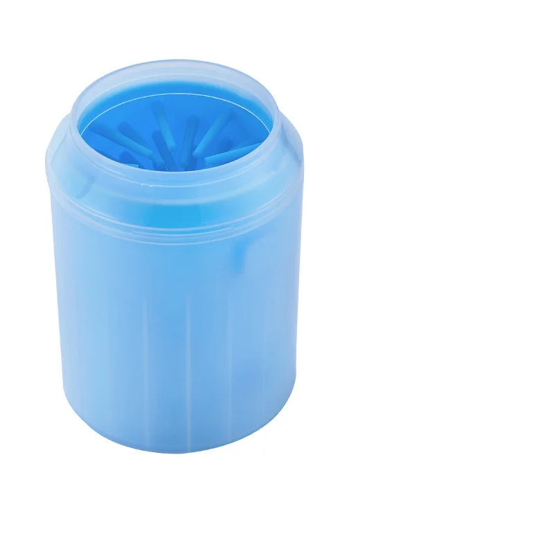 Portable Pet Paw Cleaner Cup with Soft Silicone Brush