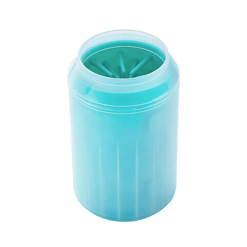Portable Pet Paw Cleaner Cup with Soft Silicone Brush